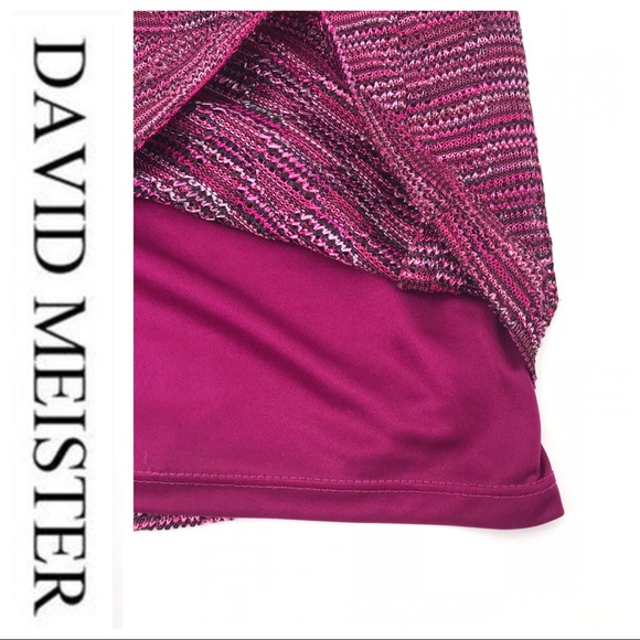 💕SALE💕David Meister Pink Side Gather Dress - Picture 6 of 8